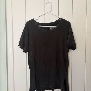 Pilcro Charcoal Short Sleeve Tee